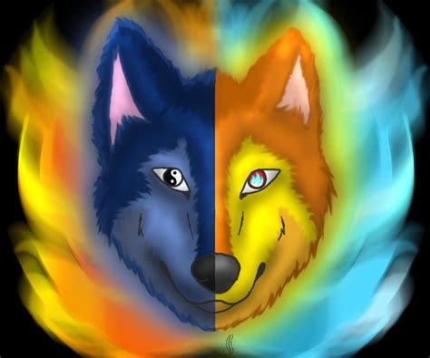 Flame Wolves Card By Chocolatequill On Deviantart