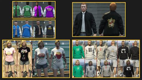 Maleand Femaleand Gang Clothing Pack Fivem Ready Gta5