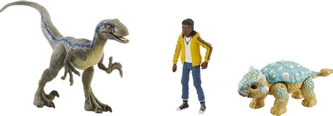 Jurassic World Camp Cretácico Darius 3 Figuras Storypack