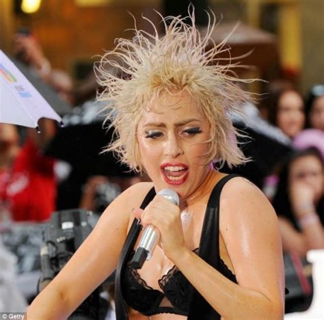 Lady Gaga Looks A Fright After Stormy Performance Metro News
