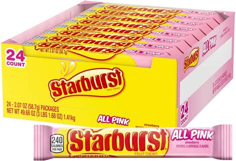 Starburst All Pink Limited Edition Singles Size Fruit Chew Candy 207