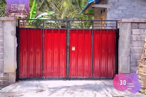 Rumah minimalis cocoknya dipasangkan dengan pagar minimalis. Desain Pintu Pagar Besi Minimalis 2021 - Tukangutd.com