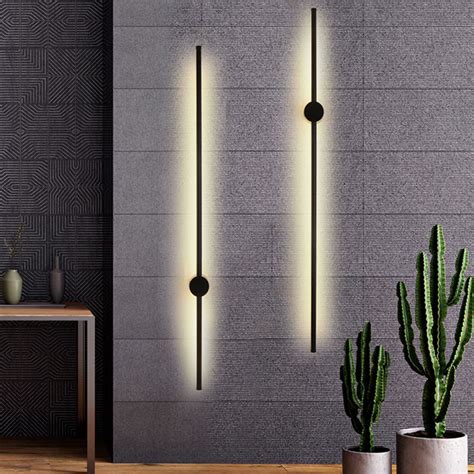 1m Modern Led Wall Light Long Strip Sconce Stairs Bar Linear Wall Lamp Bedroom Ebay