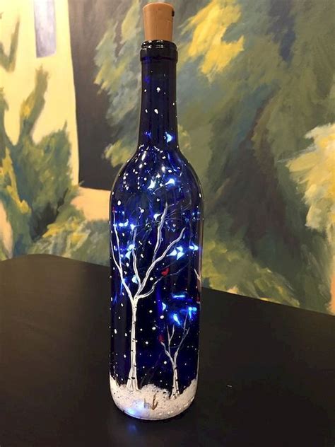 40 Fantastic Diy Wine Bottle Crafts Ideas With Lights 23