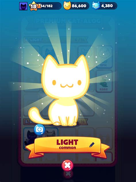 Light Cat Game The Cat Collector Wiki Fandom