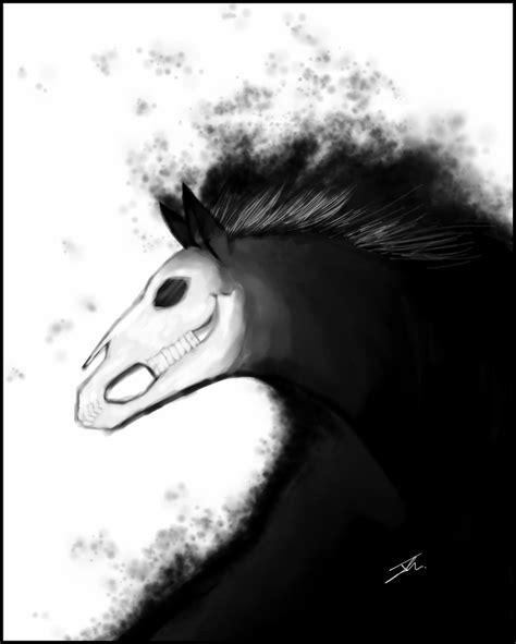 Nightmare Horse By Nienorgreenfield On Deviantart