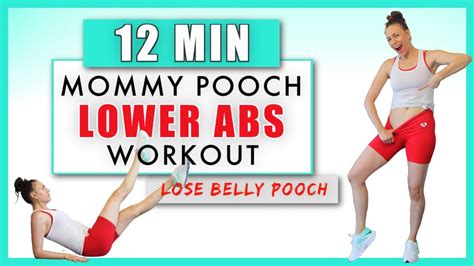 12 Min Lose Mommy Pooch Lower Abs Workout I Postpartum Ab Workout Youtube