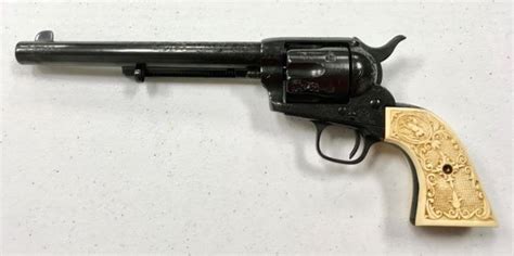 Colt Saa Revolver Cal 45 Date 1876 Custom Engraved