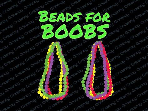 Mardi Gras Beads For Boobs Sexy Mardi Gras Festival Louisiana Party