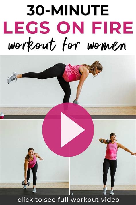 30 Minute Leg Day Workout For Women Nourish Move Love In 2020 Leg