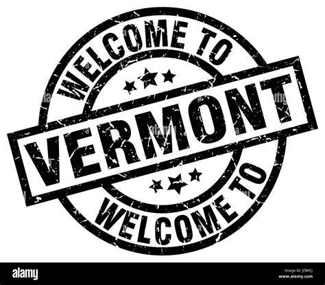 Welcome Vermont Sign Black And White Stock Photos And Images Alamy