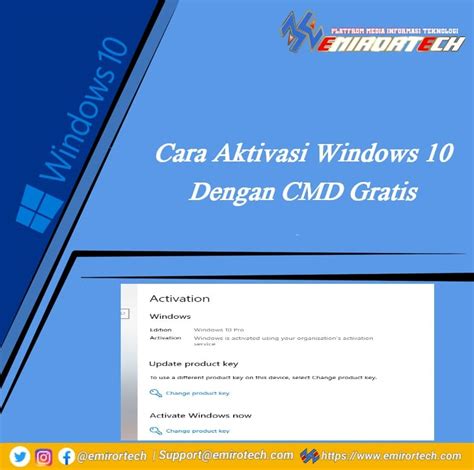 Cara Aktivasi Windows 10 Dengan Cmd Gratis