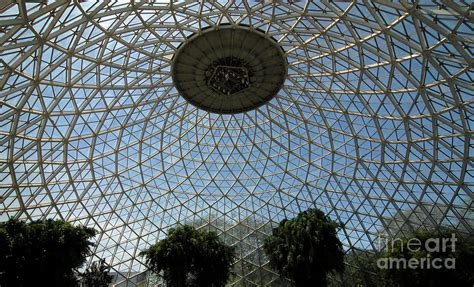 Geodesic Dome Ceiling Of The Mitchell Park Domes Digital Art By Glenn