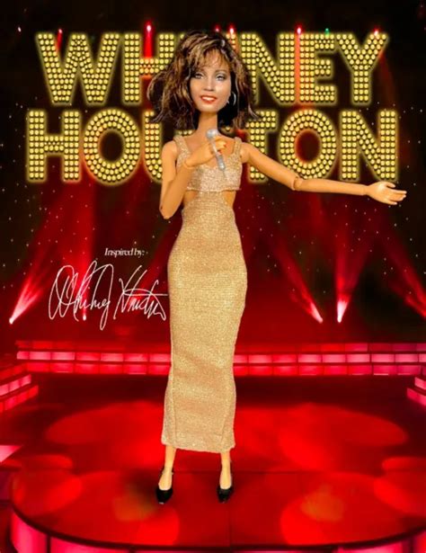 Whitney Houston Ooak Handmade Repainted Collector 12 Doll 37000