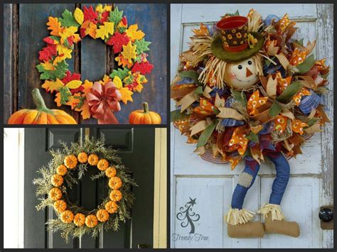 Beautiful Thanksgiving Wreaths For Your Front Door