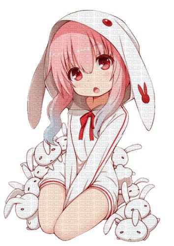 Anime Girl Bunny Anime Girl Manga Woman Bunny Easter Png