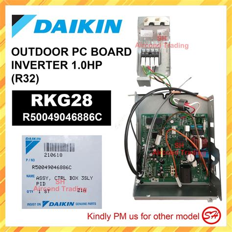 ORIGINAL DAIKIN OUTDOOR PC BOARD PCB 1 0HP R32 INVERTER RKG28