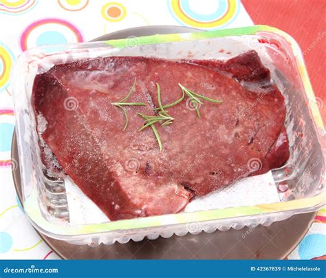 Frozen Liver Stock Image Image Of Meat Dish Freshness 42367839