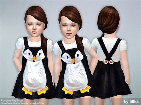 Penguin Play Dress By Lillka At Tsr Sims 4 Updates