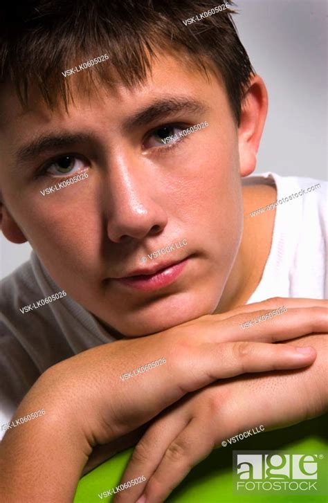 Portrait Of Teen Boy Stock Photo Picture And Royalty Free Image Pic