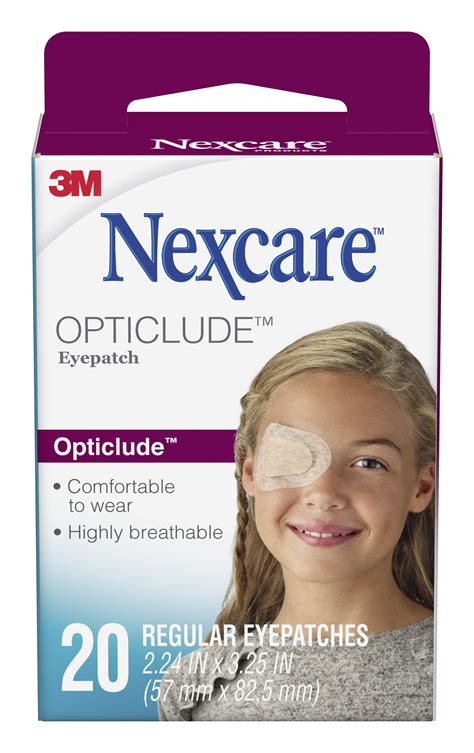 Nexcare Opticlude Eye Patch Regular Adhesive 1539 Box Of 20