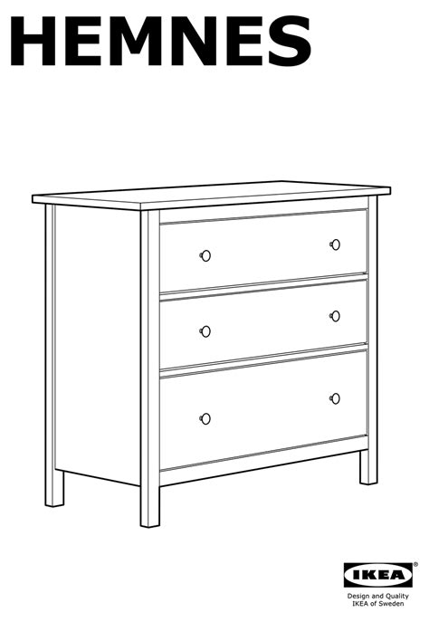 Ikea Hemnes Instructions Manual Pdf Download Manualslib