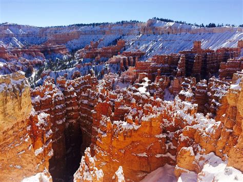 Free Stock Photo Of Bryce Canyon National Park Snow