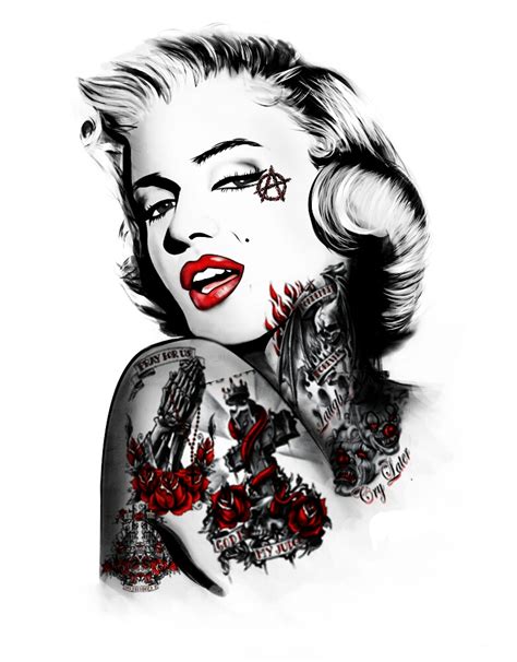 Marilyn Inked By Screighton By Screighton On Deviantart