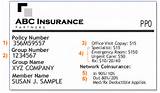 Pictures of Medical Insurance Card