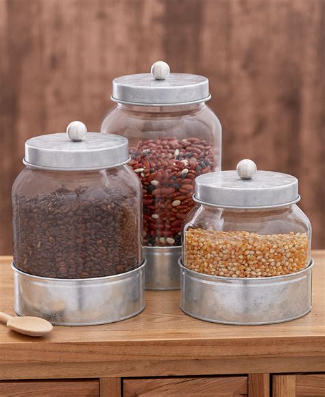 Buy kitchen glass canisters & jars and get the best deals at the lowest prices on ebay! Rustic and Charming Country Glass Kitchen Canisters- Set ...