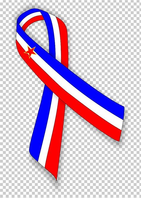 Blue Ribbon Logo Red White Png Clipart Awareness Ribbon Banner Blue