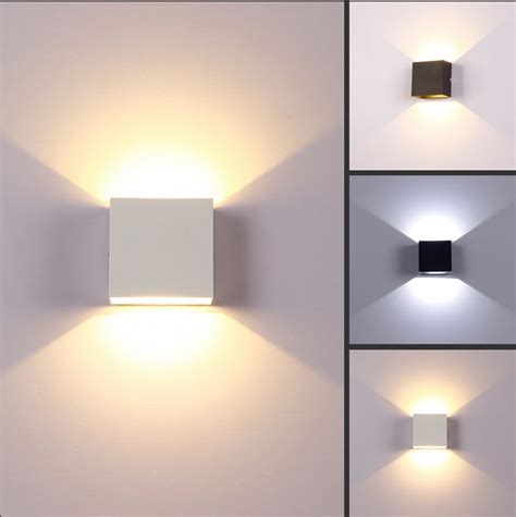 Indoor 6w Dimmable Led Wall Lamps Ac100v220v Aluminum Decorate Wall