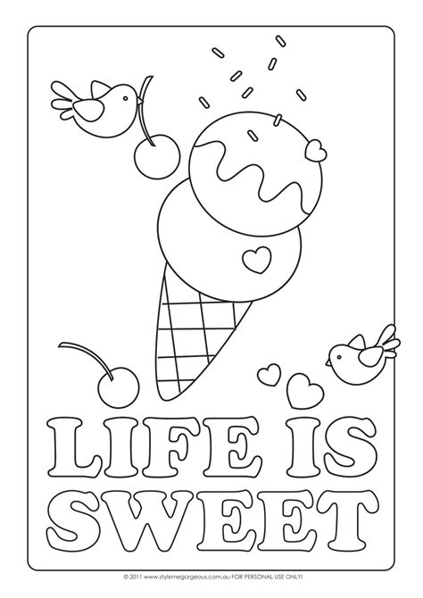 This red, white and blue ice cream cake is sure to become a summer classic. Ice Cream Truck Coloring Page at GetColorings.com | Free ...