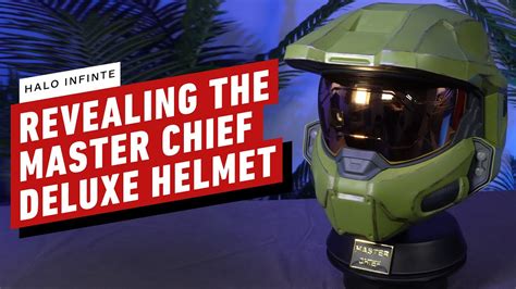Halo Infinite Unboxing The Deluxe Master Chief Helmet Youtube