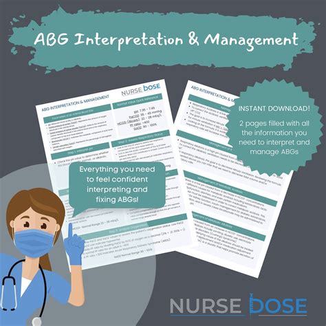 Printable Abg Interpretation Nursing Notes Abg Cheat Sheet Ccrn Study
