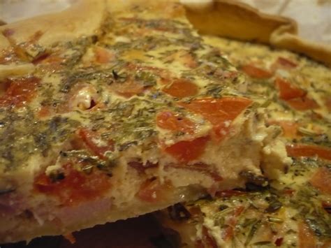Celle qui cuisinait ou le plaisir de cuisiner Quiche lardons tomates