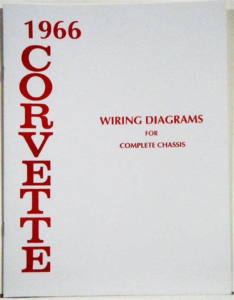 1966 Corvette Wiring Diagram Reprint
