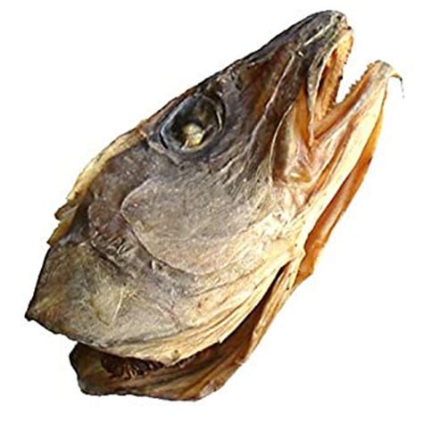 Norwegian Hard Stockfish Head Premium Round Dried Cod Fish Etsy