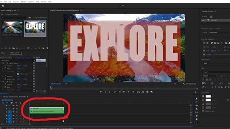 Check this cool text effect template for premiere pro. How to Place a Video Inside Text Using Premiere Pro ...