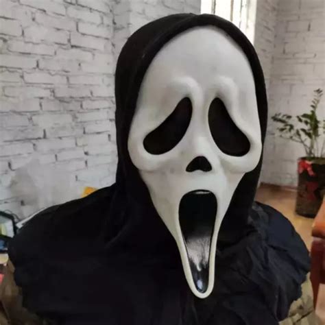 Scream Mask Halloween Movie Horror Ghost Face Cosplay Costume