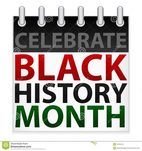 Celebrate Black History Month Icon Stock Vector