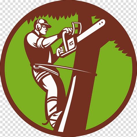 Tree Stump Arborist Logo Stump Grinder Chainsaw Transparent Background