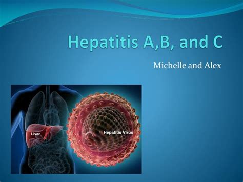 The data of the original study of patients with chronic hepatitis b and c, in whom we assessed the function of the biliary tract, vegetative status and vegetative reactivity, content of tissue magnesium and zinc, are also given. PPT - Hepatitis A,B, and C PowerPoint Presentation, free ...