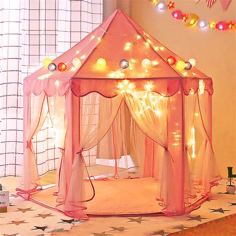 A canopy tent is something tremendously useful in numerous situations. Tobbi Pink Princess Castle Play House Children's Fun ...