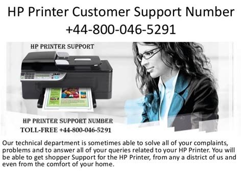 Hp Printer Customer Support Phone Number 44 800 046 5291