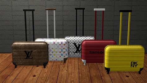 Sims 4 Ccs The Best Ts2 Suitcase Conversion By Leo4sims
