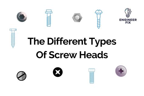The Different Types Of Screw Heads Head Styles And Drive Types
