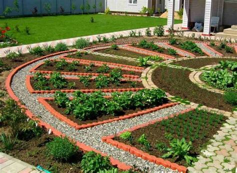 Decorative Vegetable Garden Vegetable Garden Design Garden Design