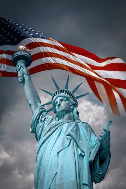 America New York Liberty Island Statue Of Liberty Usa Patriotic