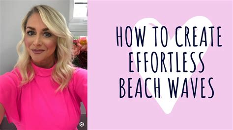 Effortless Beach Waves Tutorial With Colorwow Hair Products Youtube